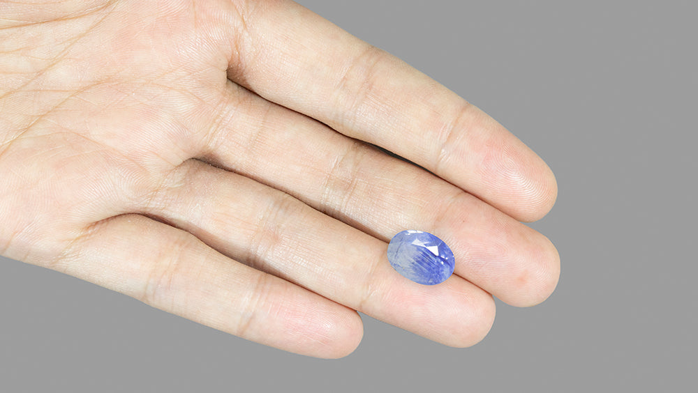 
                    
                      Kashmir Blue Sapphire (Neelam) 4.45 Carats - Media 4
                    
                  