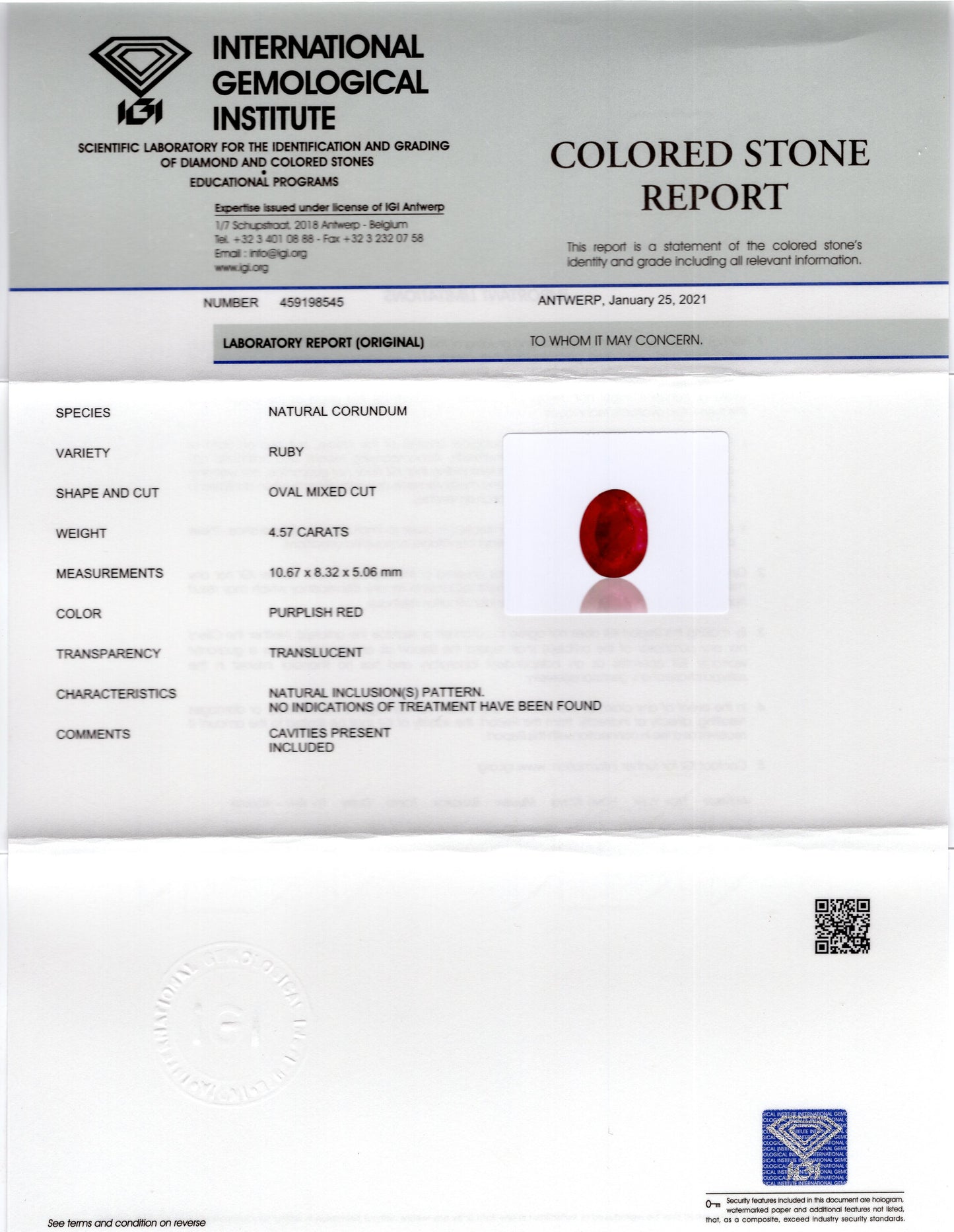 
                    
                      Burmese Ruby (Manik) 4.57 Carats - Media 6
                    
                  