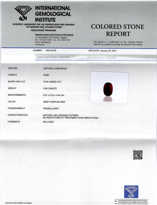 Natural Ruby (Manik) 2.69 Carats - Media 6