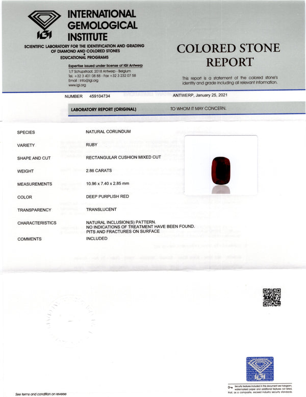 Natural Ruby (Manik) 2.86 Carats - Media 6