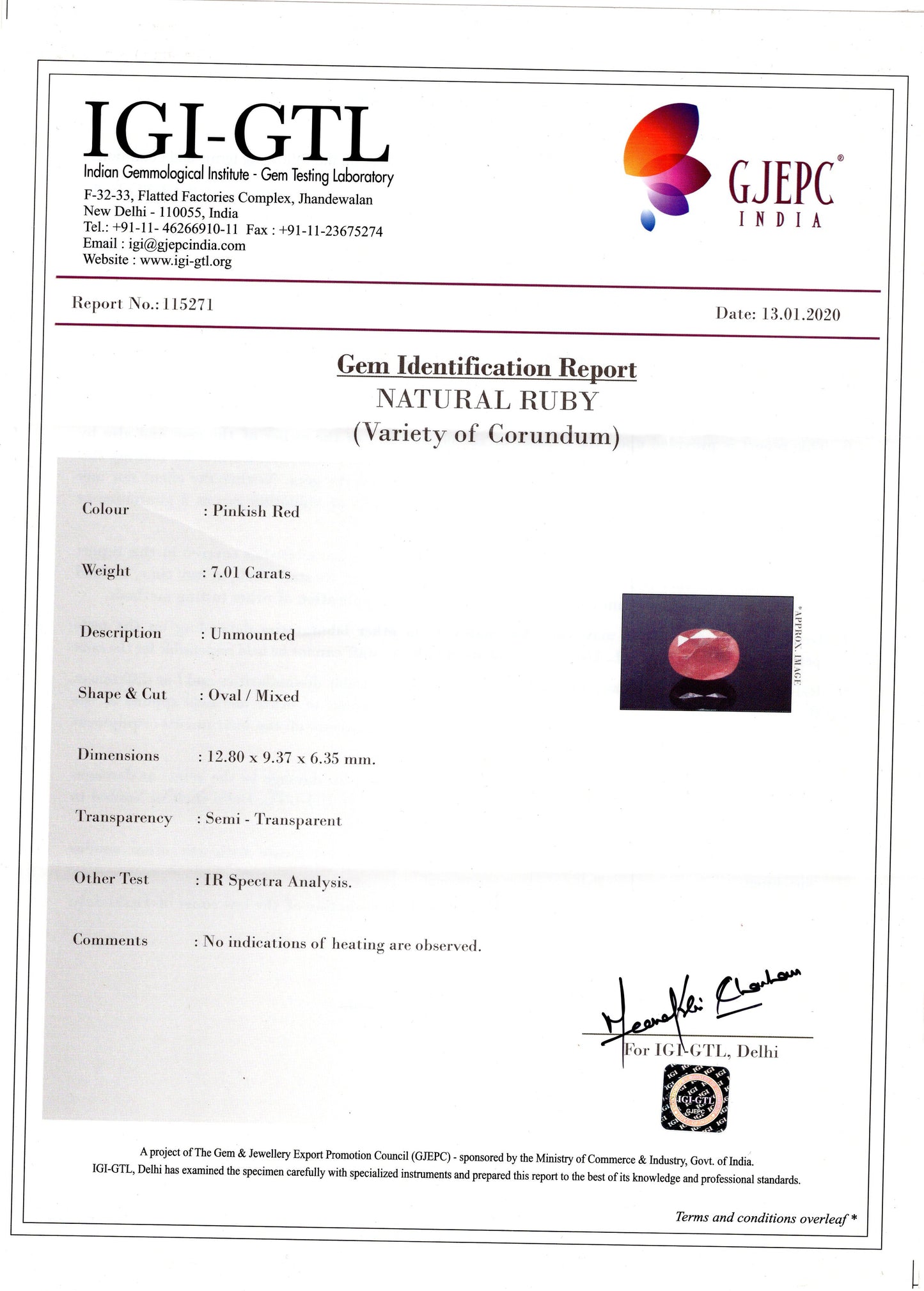 
                    
                      Burmese Ruby (Manik) 7.01 Carats - Media 5
                    
                  
