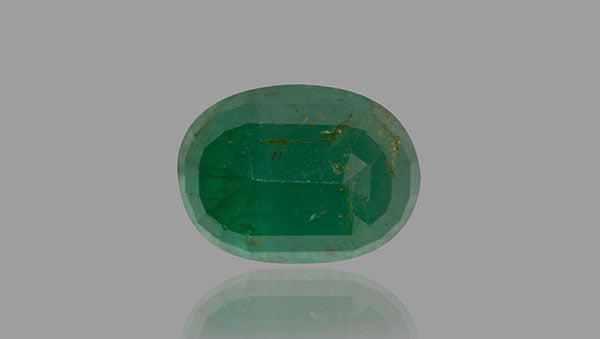 Minor Oil Natural Zambian Emerald (Panna) 13.99 Carats - Media 2