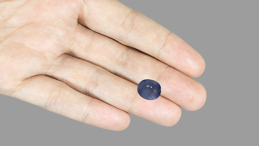 
                    
                      Natural Blue Sapphire (Neelam) 4.94 Carats - Media 4
                    
                  
