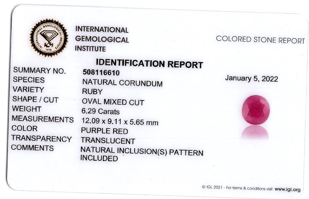 
                    
                      Natural Ruby (Manik) 6.29 Carats - Media 6
                    
                  