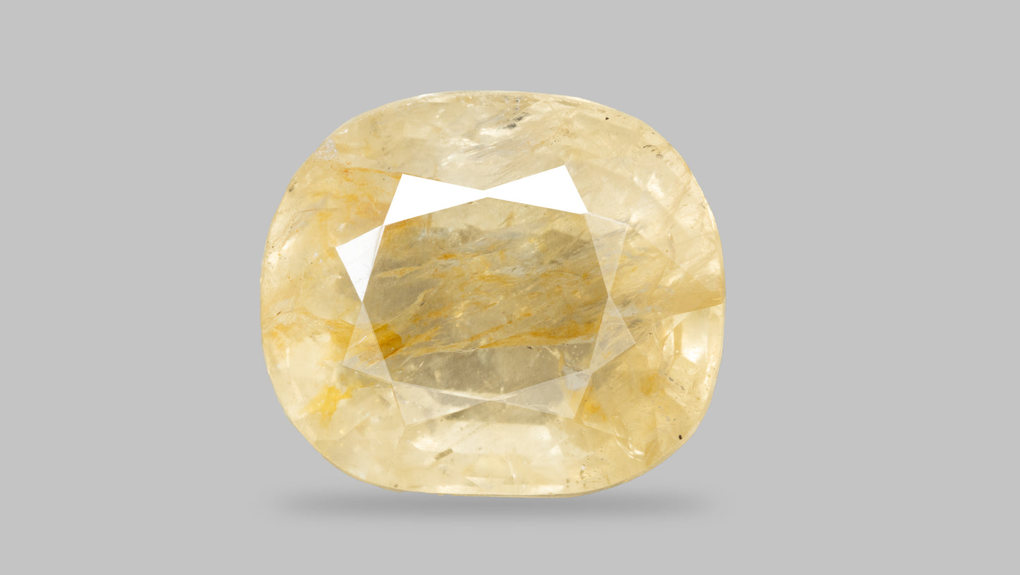 Natural Yellow Sapphire (Pukhraj) 10.15 Carats - Yellow Sapphire (Pukhraj)