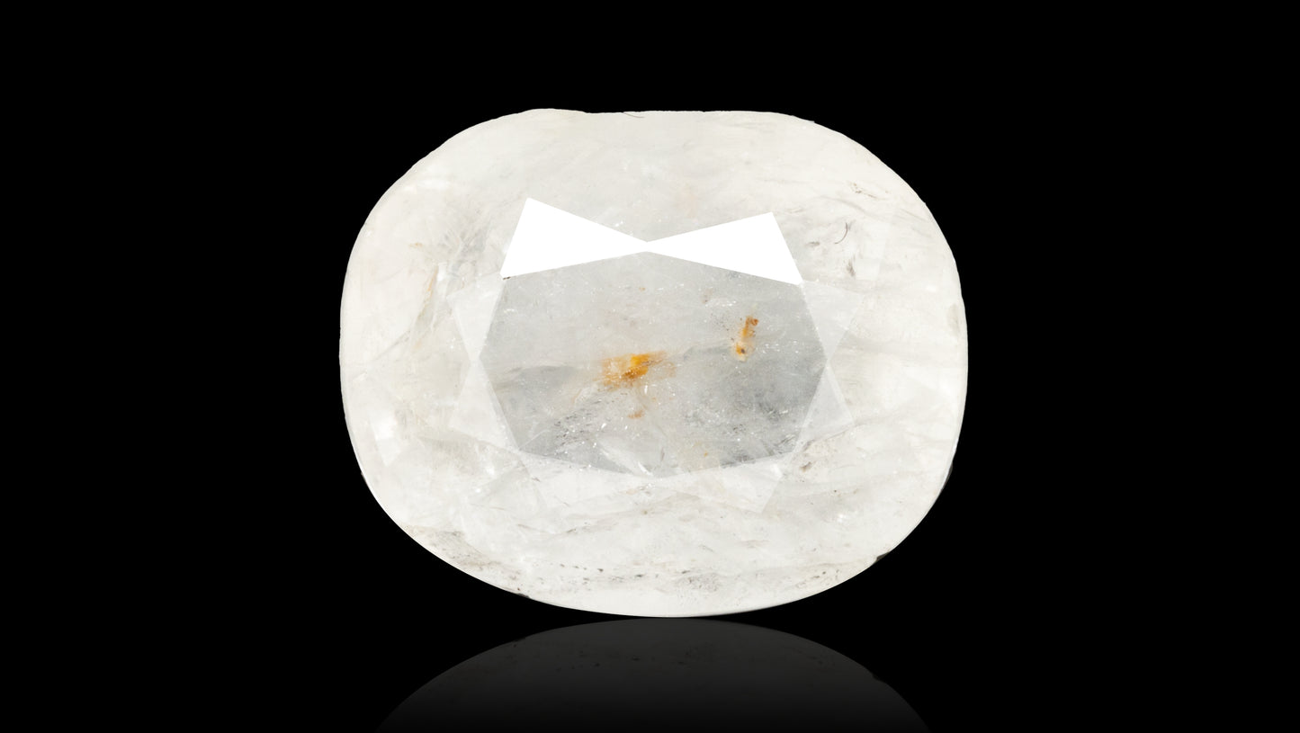 NATURAL WHITE SAPPHIRE 5.99 CARATS - White Sapphire (Safed Pukhraj)