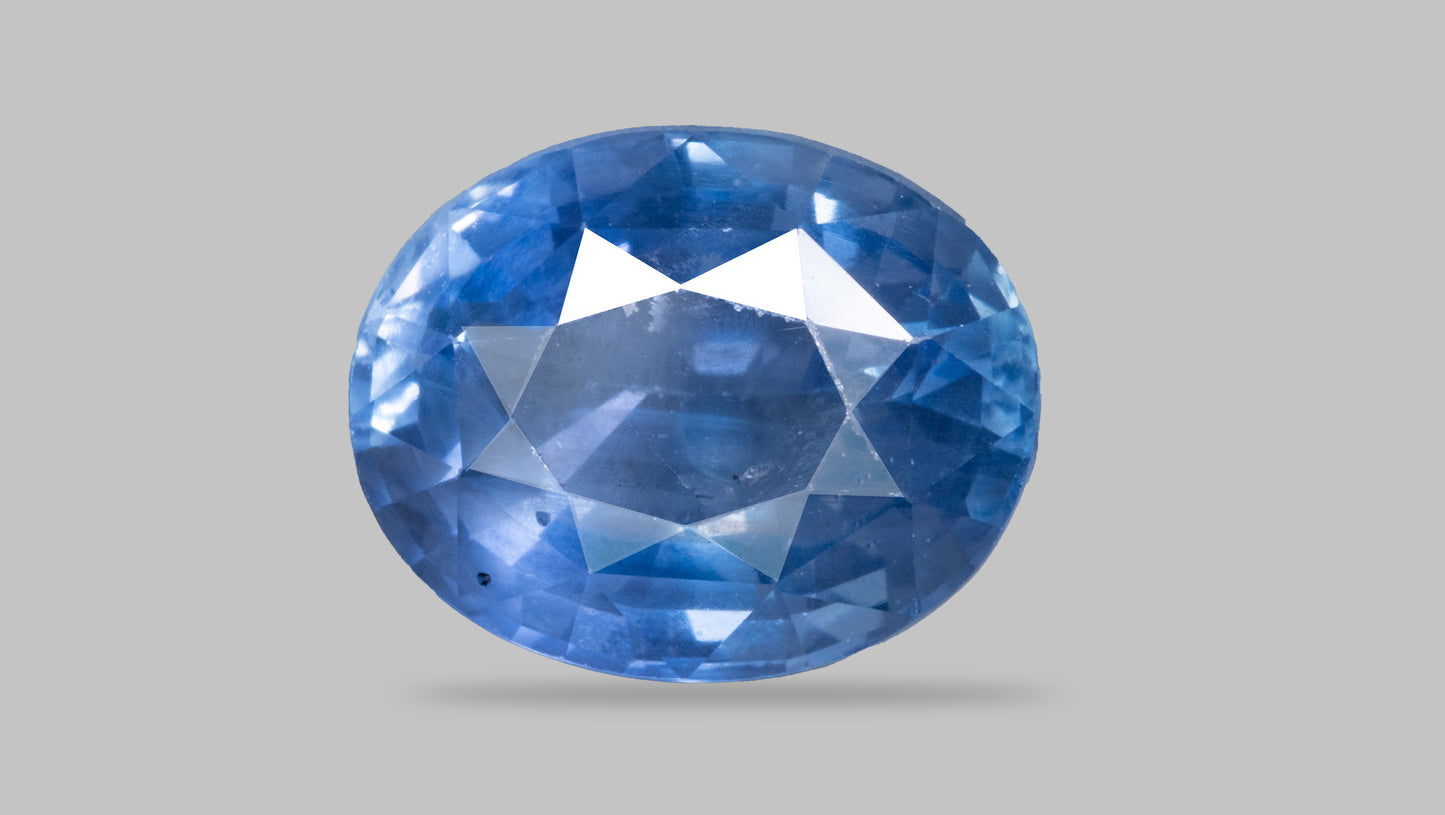 Natural Blue Sapphire (Neelam) 3.52 Carats - Natural Blue Sapphire (Neelam)