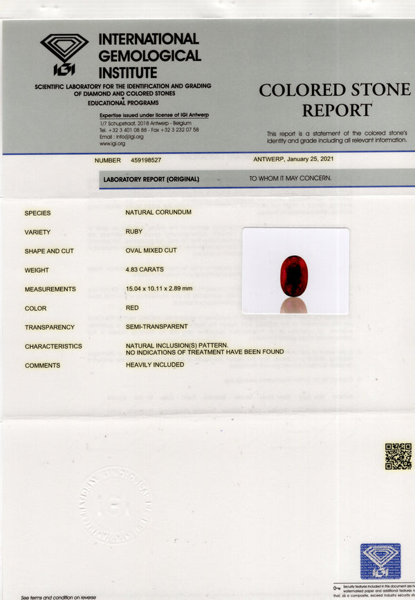 Burmese Ruby (Manik) 4.83 Carats - Media 6