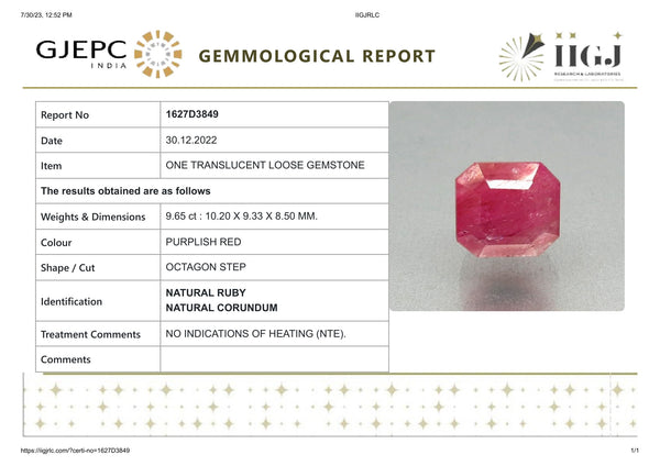 Burmese Ruby (Manik) 9.65 Carats - Media 6
