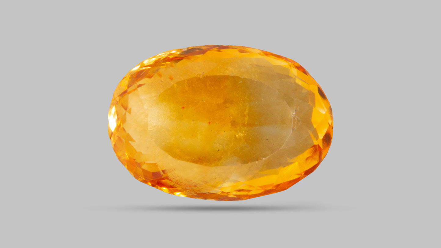 NATURAL CITRINE (SUNELA) 11.12 CARATS - Citrine Stone (Sunela)
