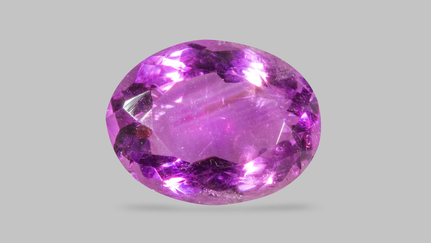 NATURAL AMETHYST 5.92 CARATS. - Amethyst Stone (Jamunia)