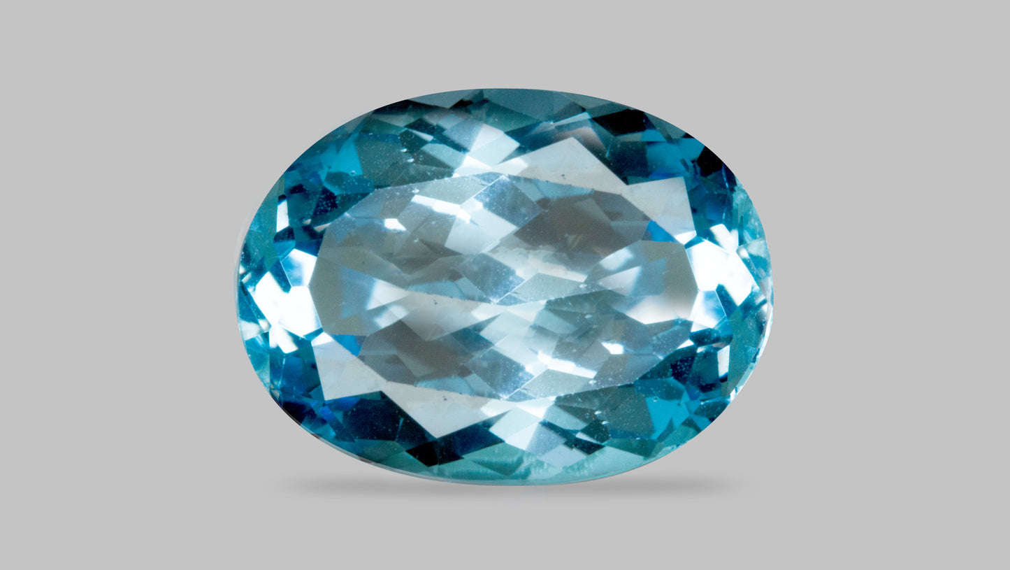 NATURAL BLUE TOPAZ 11.57 CARATS - Blue Topaz Stone