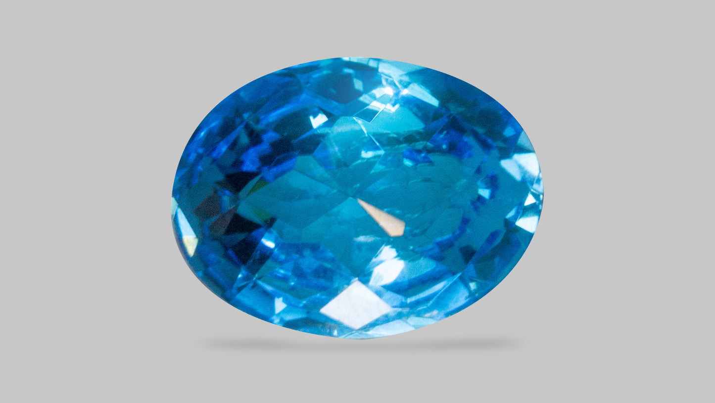 NATURAL BLUE TOPAZ 5.86 CARATS - Blue Topaz Stone