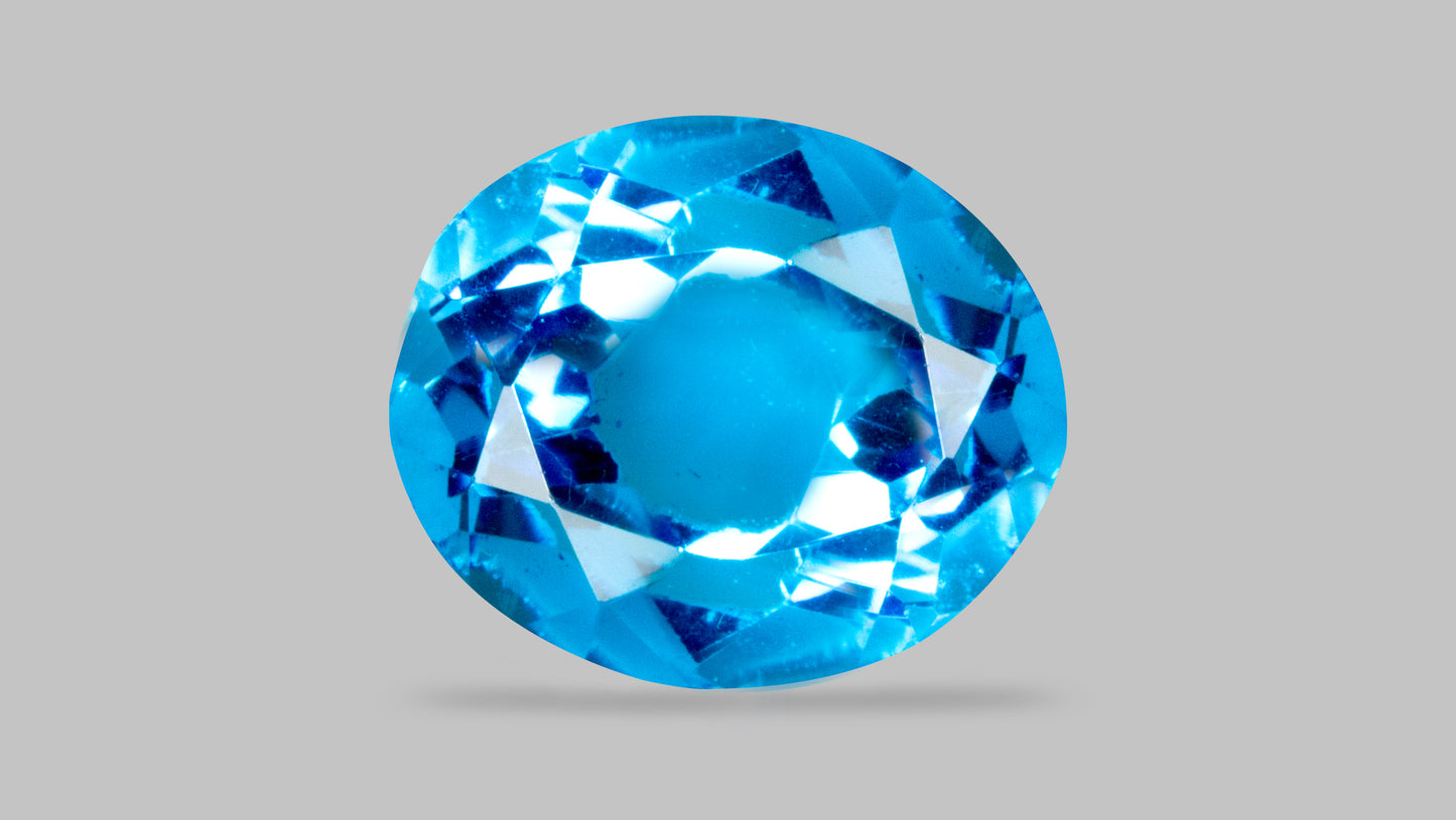 NATURAL BLUE TOPAZ  6.77 CARATS - Blue Topaz Stone