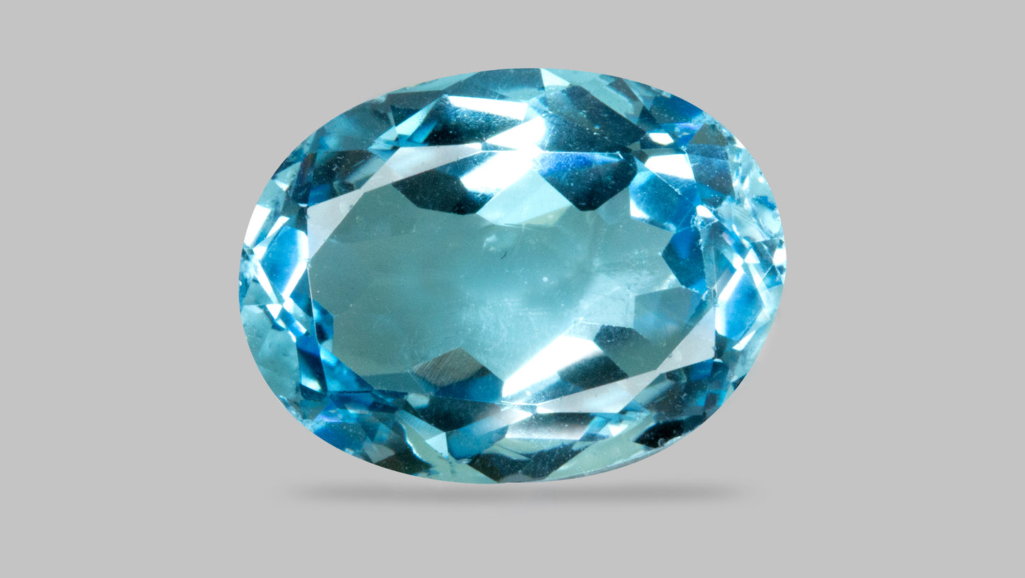 NATURAL BLUE TOPAZ  13.19 CARATS - Blue Topaz Stone