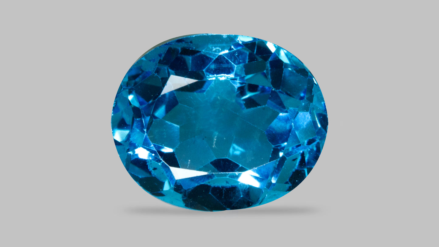 NATURAL BLUE TOPAZ 6.45 CARATS - Blue Topaz Stone