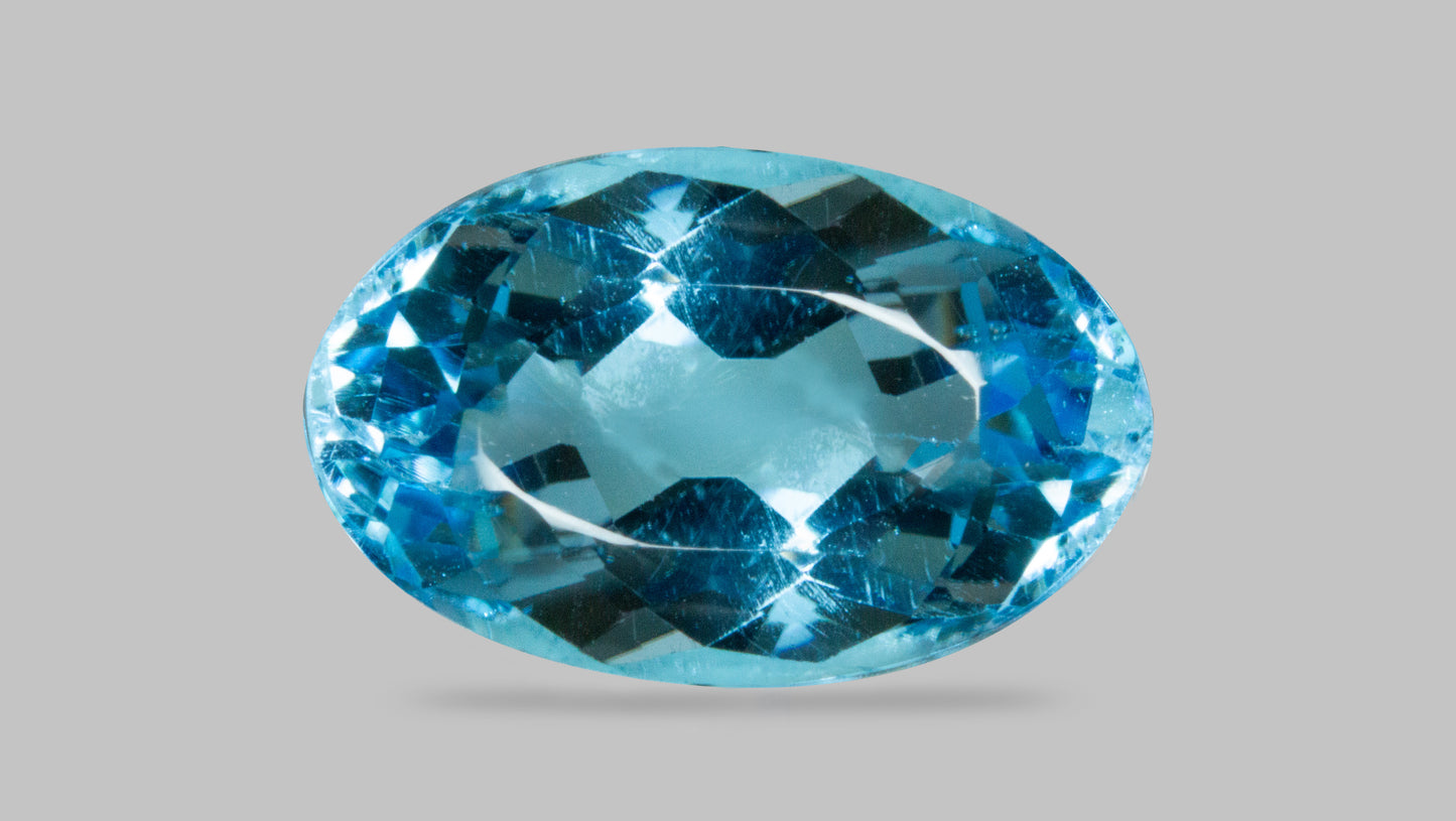 NATURAL BLUE TOPAZ 13.78 CARATS - Blue Topaz Stone