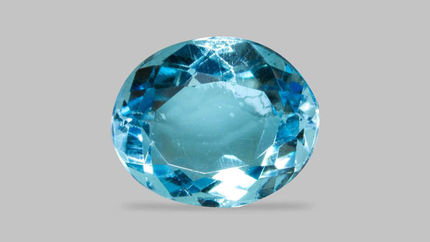 NATURAL BLUE TOPAZ 7.09 CARATS - Blue Topaz Stone