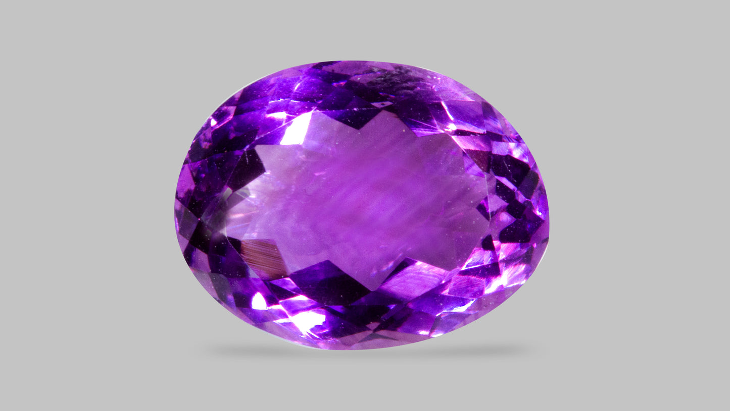 NATURAL AMETHYST 7.09 CARATS. - Amethyst Stone (Jamunia)