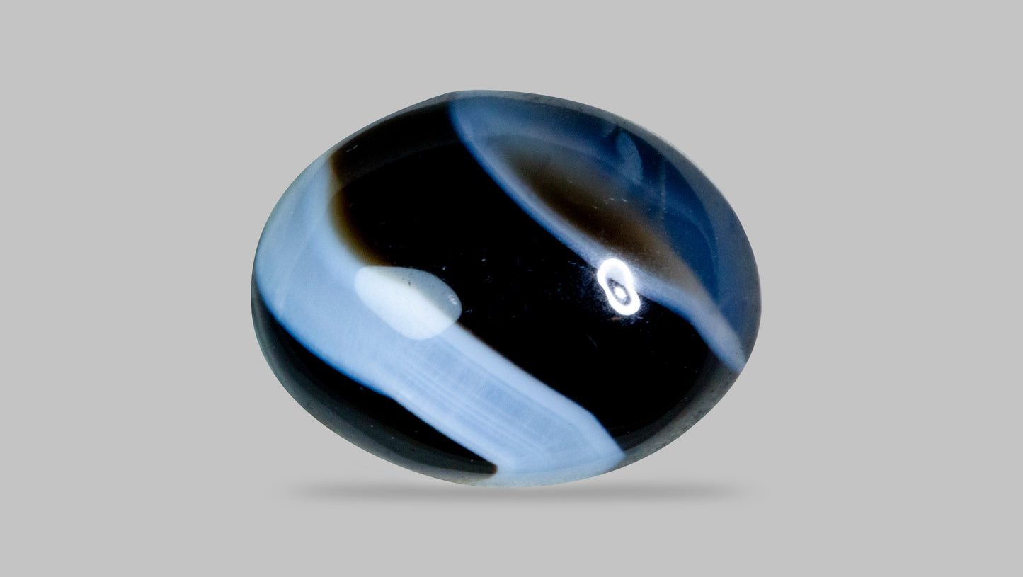 SULEMANI BLACK HAKIK 16.23 CARATS - Sulemani Black Hakik Stone