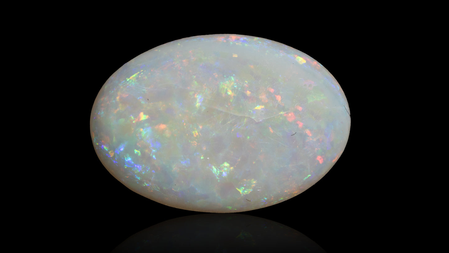 NATURAL OPAL 4.04 CARATS - Natural Fire Opal (Doodhiya Patthar)