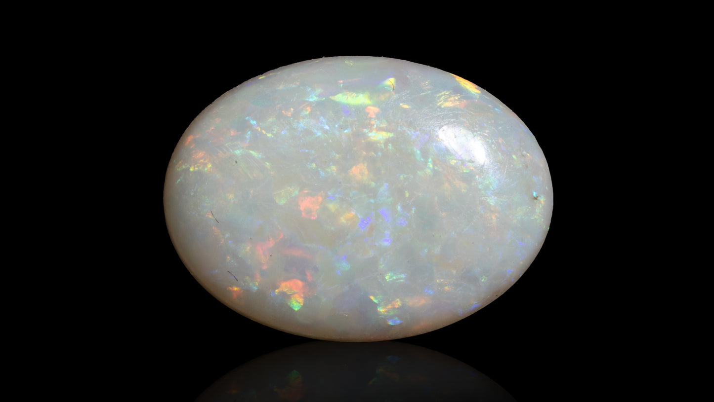 NATURAL OPAL STONE 3.79 CARATS - Natural Fire Opal (Doodhiya Patthar)