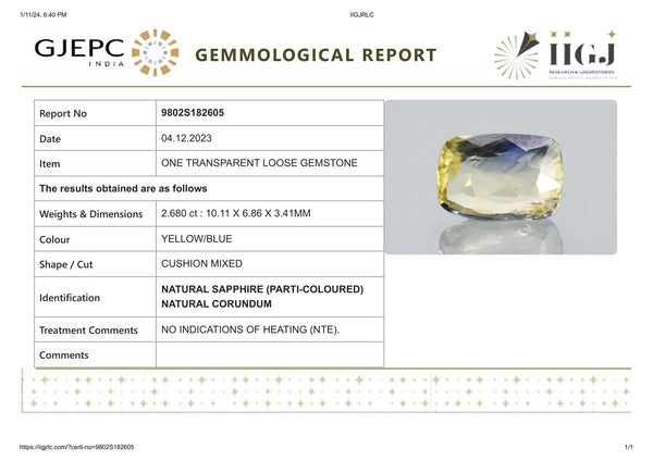 NATURAL PITAMBARI 2.68 CARATS - Media 6