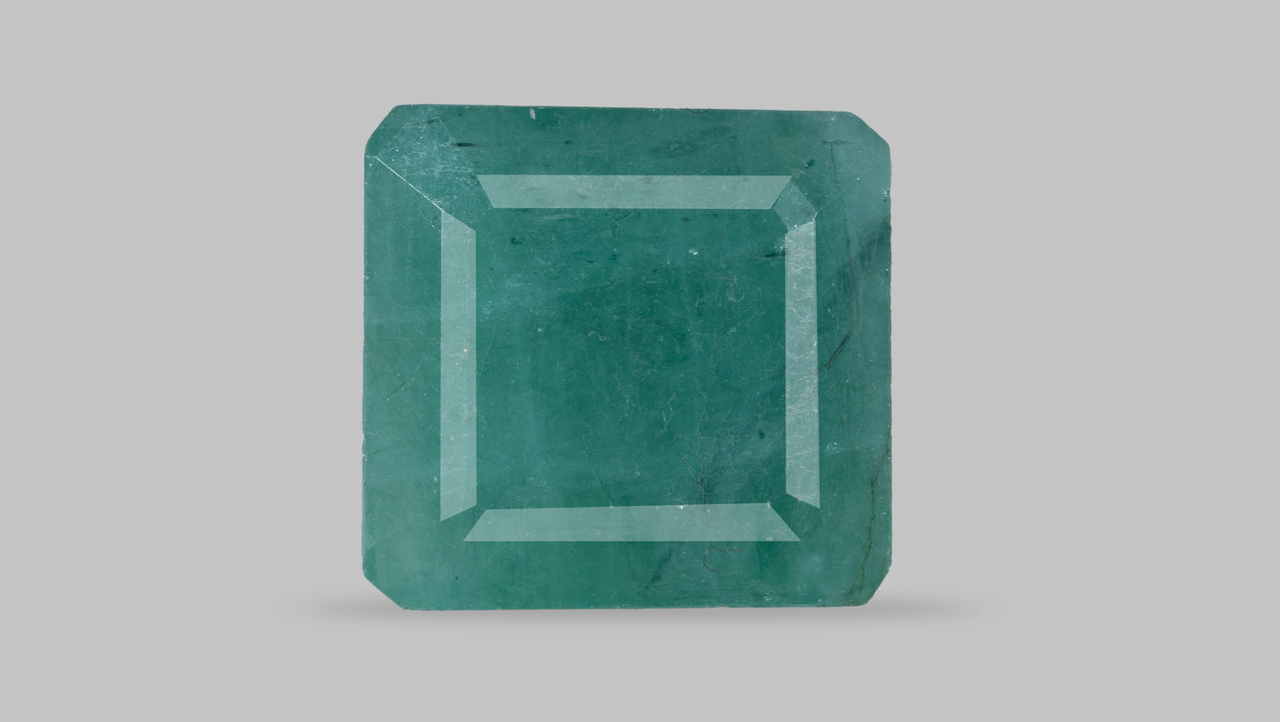 Minor Oil Natural Zambian Emerald (Panna) 12.90 Carats - Emerald (Panna)