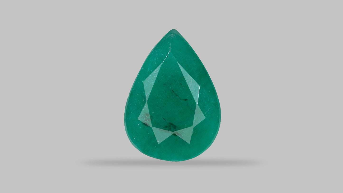 Minor Oil Natural Zambian Emerald (Panna) 3.52 Carats - Emerald (Panna)