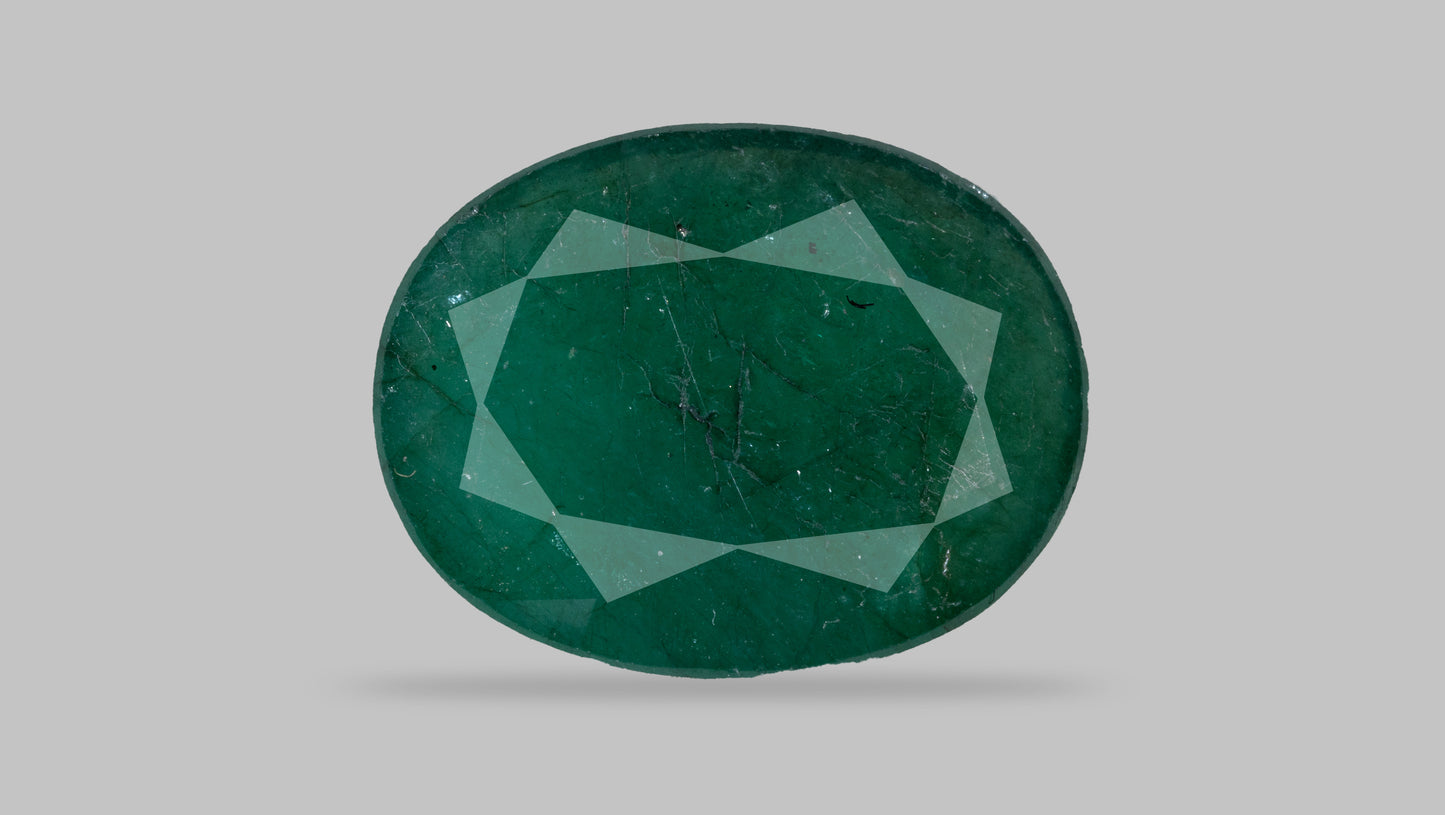 Minor Oil Natural Zambian Emerald (Panna) 3.80 Carats - Emerald (Panna)