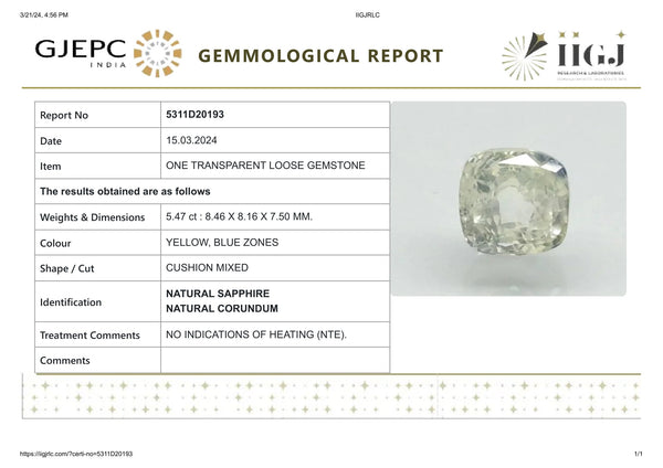 NATURAL PITAMBARI 5.47 CARATS - Media 5