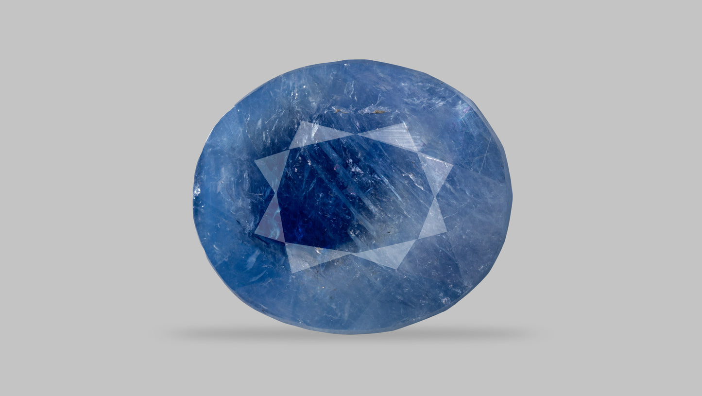 Kashmir Blue Sapphire (Neelam) 13.17 Carats - Natural Blue Sapphire (Neelam)