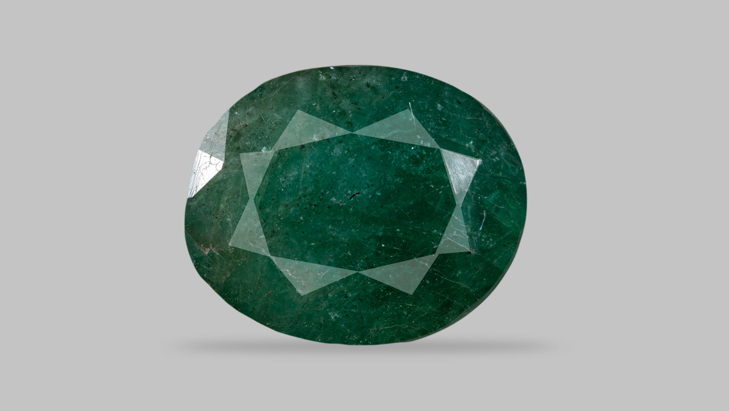 Minor Oil Natural Zambian Emerald (Panna) 5.43 Carats - Emerald (Panna)