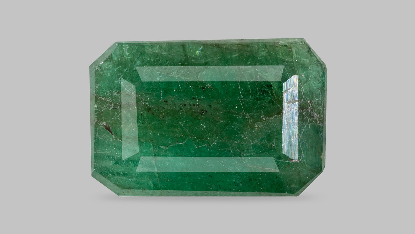 Minor Oil Natural Zambian Emerald (Panna) 3.99 Carats - Emerald (Panna)