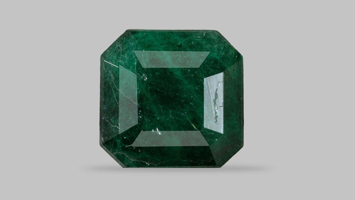 Minor Oil Natural Zambian Emerald (Panna) 3.48 Carats - Emerald (Panna)
