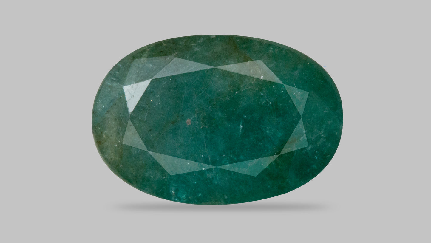 Minor Oil Natural Zambian Emerald (Panna) 5.07 Carats - Emerald (Panna)