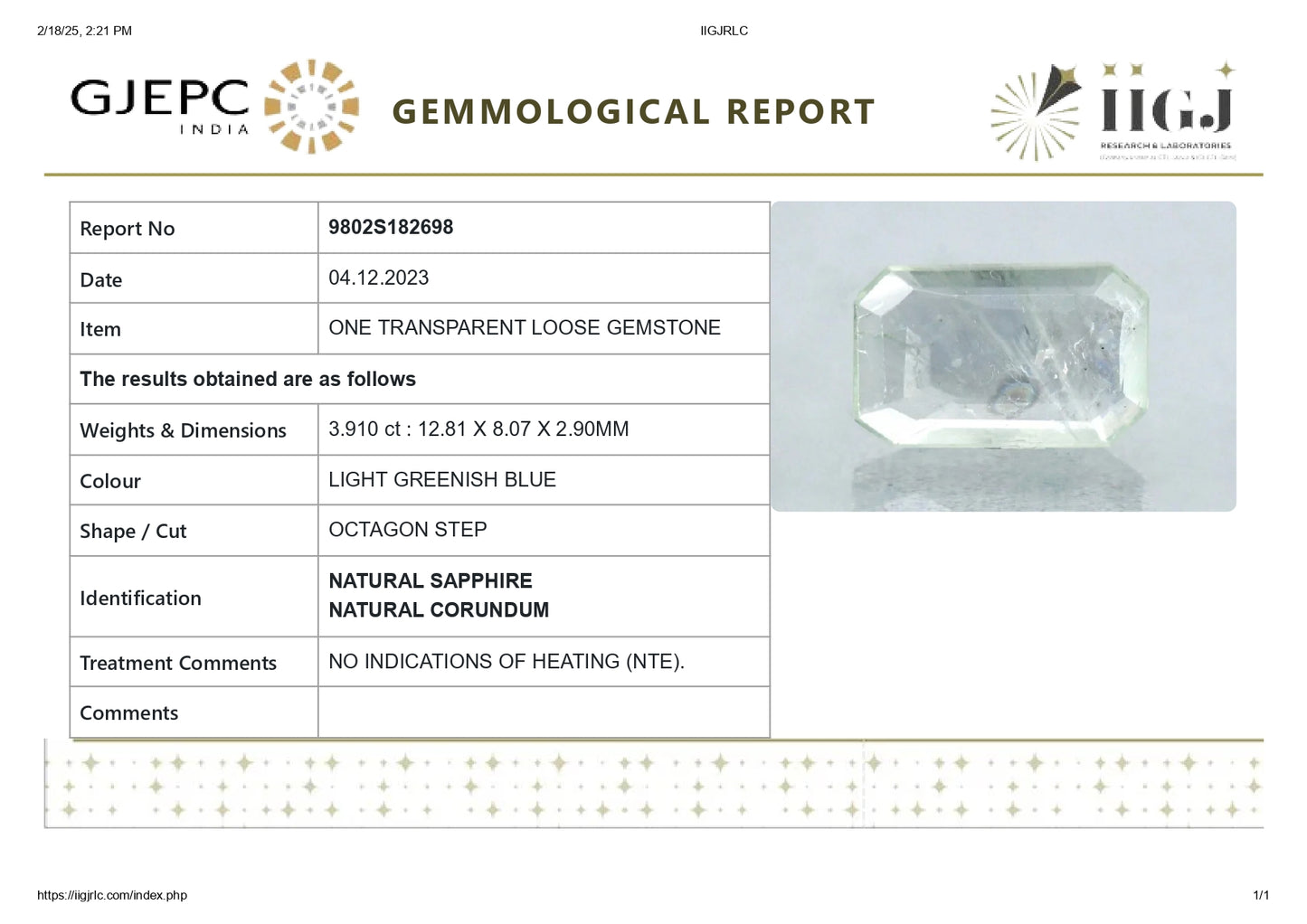 
                    
                      NATURAL PITAMBARI 3.91 CARATS - Media 6
                    
                  