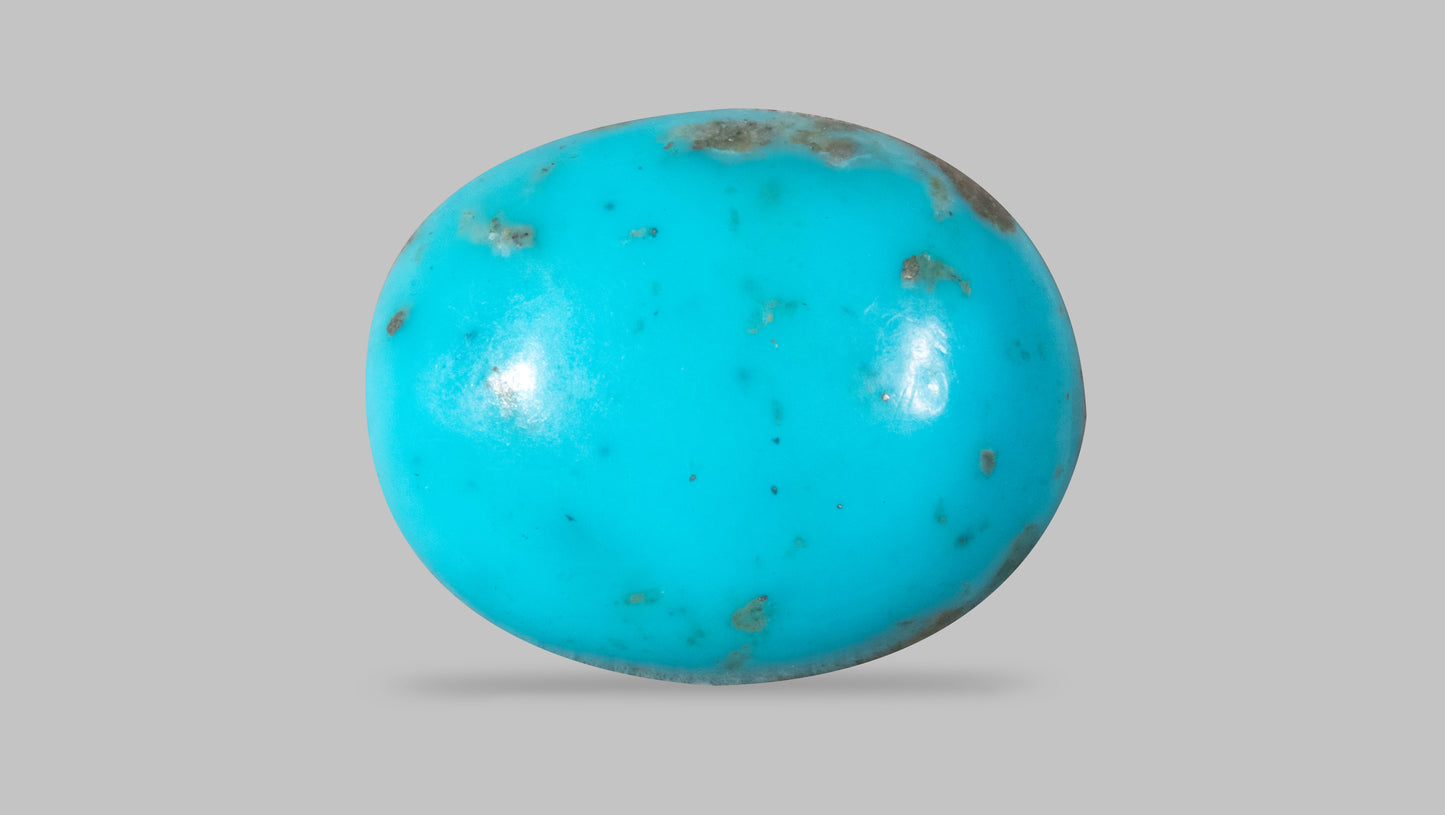 NATURAL TURQUOISE (FIROZA) 7.10 CARATS - Turquoise (Irani Firoza)