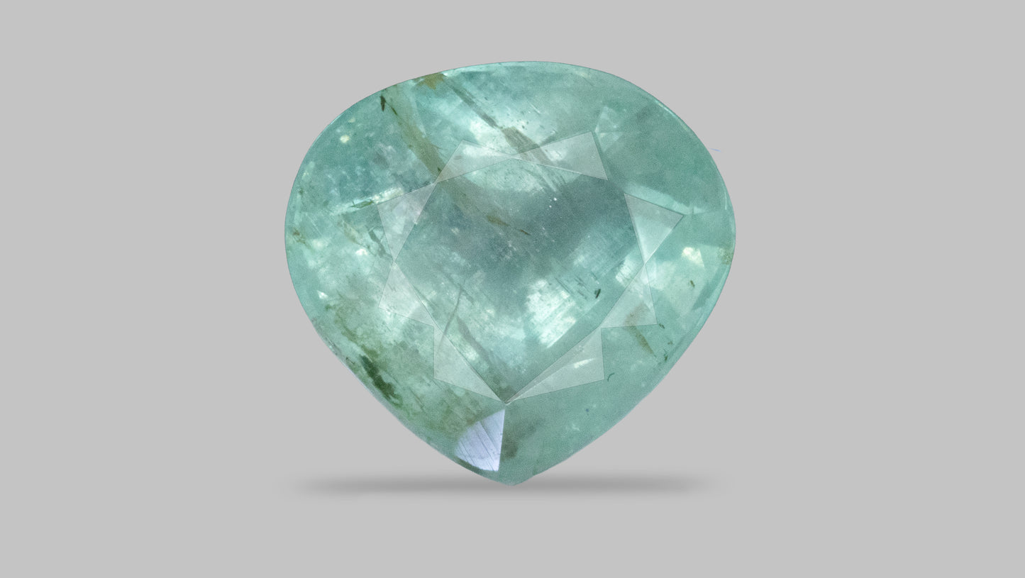Minor Oil Natural Columbian Emerald (Panna) 3.32 Carats - Emerald (Panna)