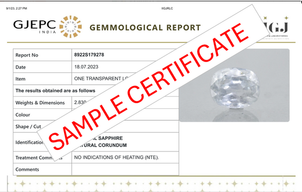 Natural Blue Sapphire (Neelam) 6.22 Carats - Media 7