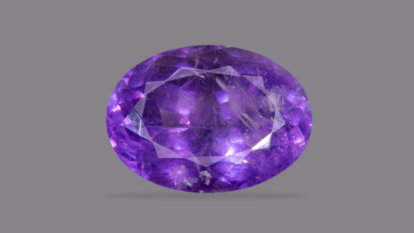 NATURAL AMETHYST 7.60 CARATS. - Amethyst Stone (Jamunia)