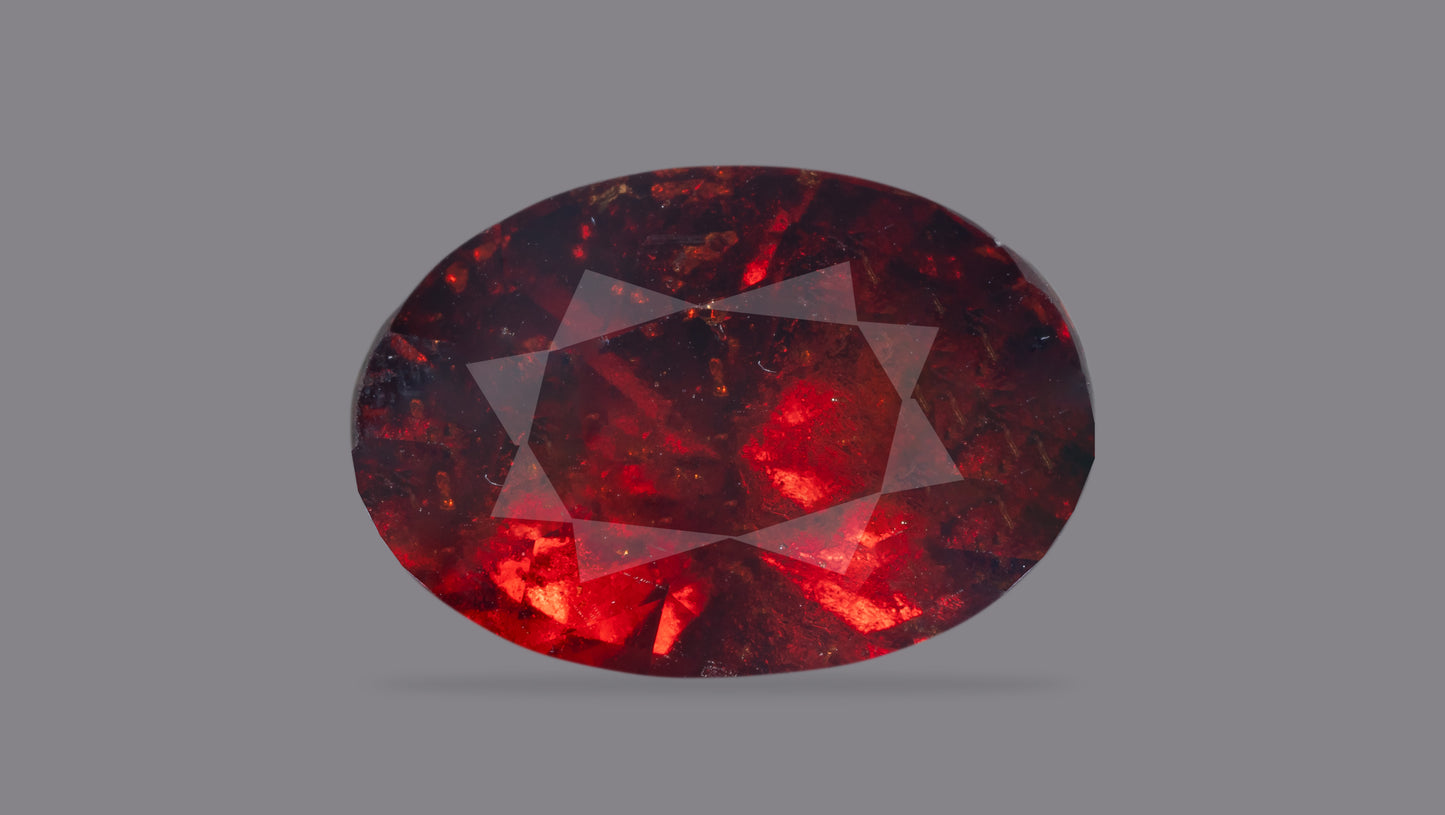 NATURAL HESSONITE (GOMED) 12.13 CARATS - Hessonite (Gomed)