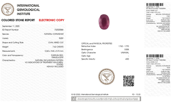 Natural Ruby (Manik) 7.62 Carats - Media 6