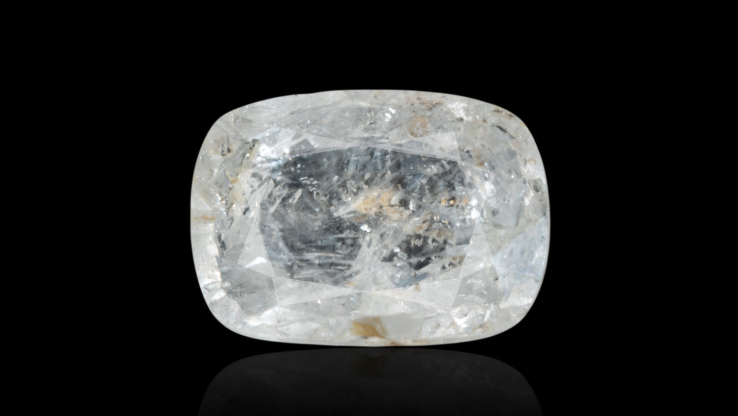 NATURAL WHITE SAPPHIRE 5.47 CARATS - White Sapphire (Safed Pukhraj)