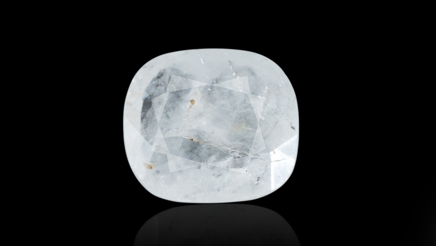 NATURAL WHITE SAPPHIRE 6.10 CARATS - White Sapphire (Safed Pukhraj)