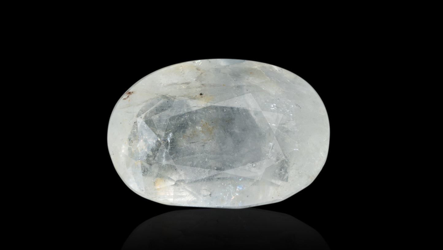 NATURAL WHITE SAPPHIRE 6.21 CARATS - White Sapphire (Safed Pukhraj)
