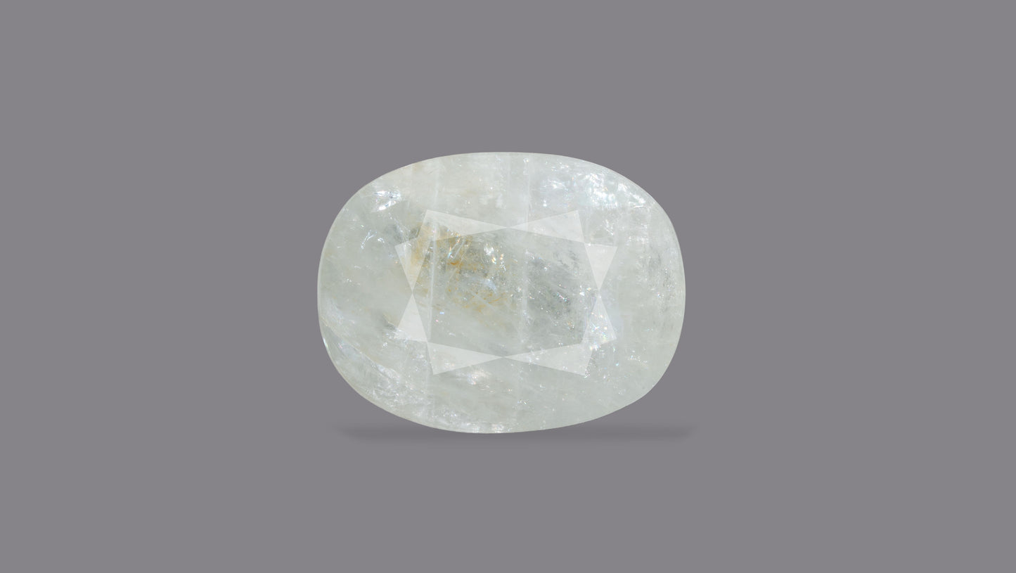 NATURAL WHITE SAPPHIRE 9.45 CARATS - White Sapphire (Safed Pukhraj)