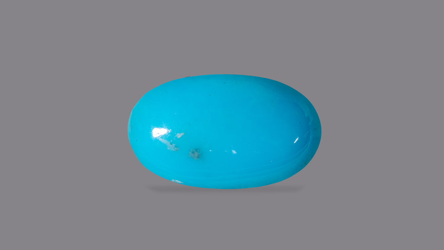 NATURAL TURQUOISE (FIROZA) 6.15 CARATS - Turquoise (Irani Firoza)