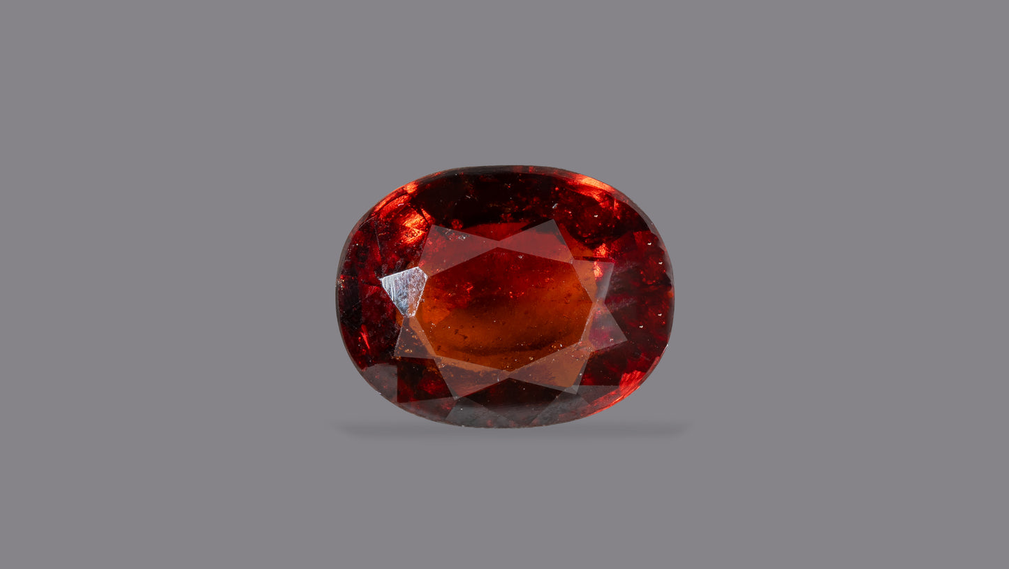 NATURAL HESSONITE (GOMED) 4.95 CARATS - Hessonite (Gomed)