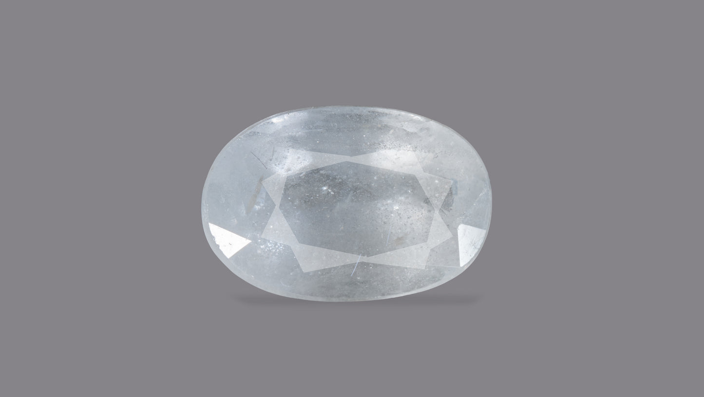 NATURAL WHITE SAPPHIRE 4.51 CARATS - White Sapphire (Safed Pukhraj)